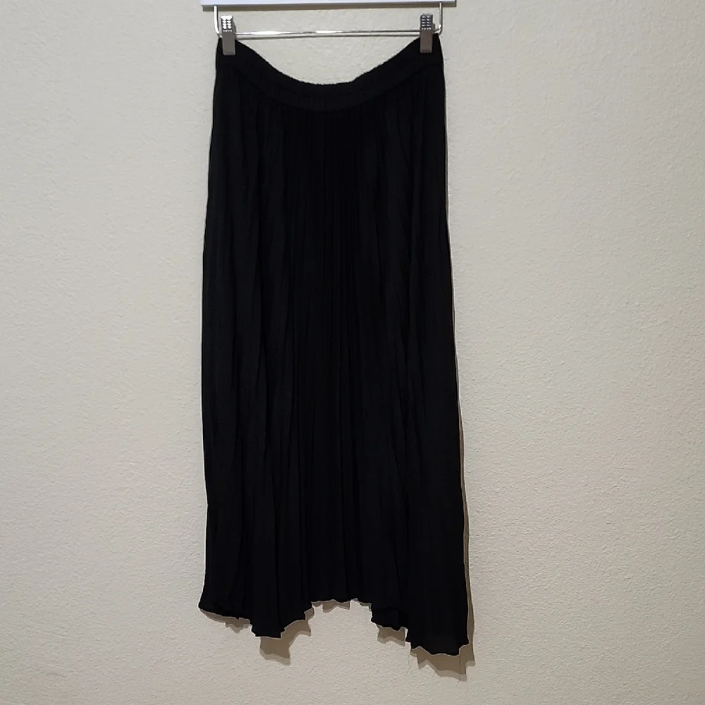 Ramy Brook Black Maxi A-Line Skirt - Picture 8 of 13